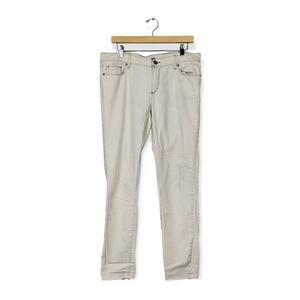 Ann Taylor LOFT Womens Jeans White Modern Skinny Ankle Jeans Size 30T